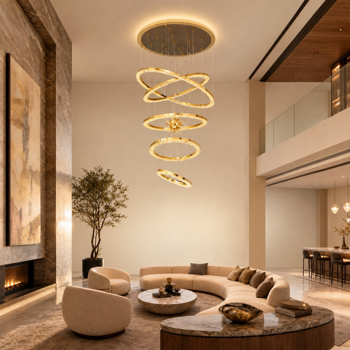 Octagonal Chandelier