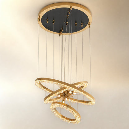 Octagonal Halo Chandelier