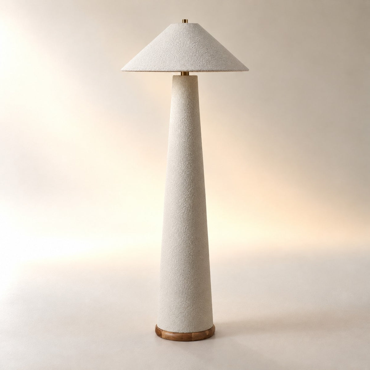 Ombra Boucle Floor Lamp