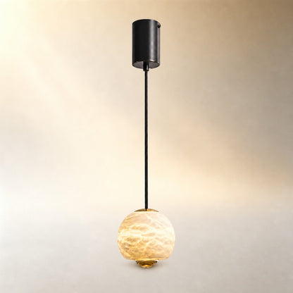 Orbelle Alabaster Globe Pendant Light