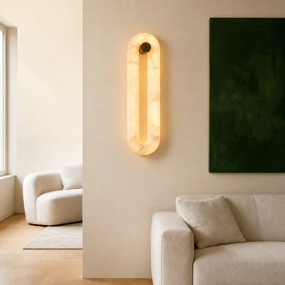 Orelis Spanish Alabaster Wall Sconce