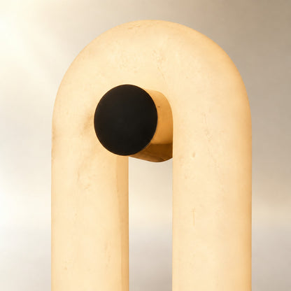 Orelis Spanish Alabaster Wall Sconce