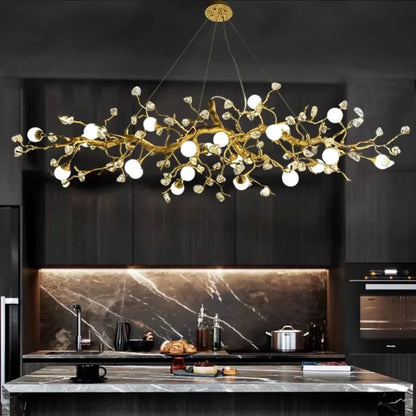 Orgi Statement Linear Branch Chandelier
