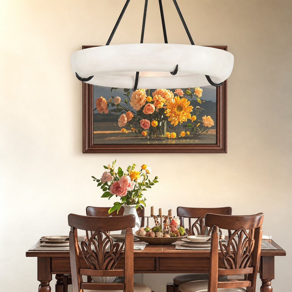 Orion Alabaster Chandelier