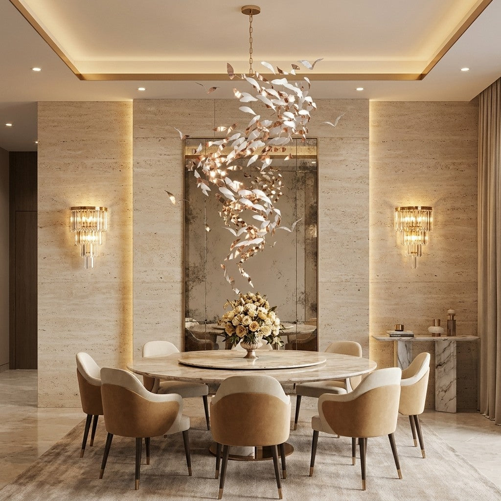 Oversized Luxury Spiral Creative Art Glass Chandelier For Hotel Lobby/Restaurant