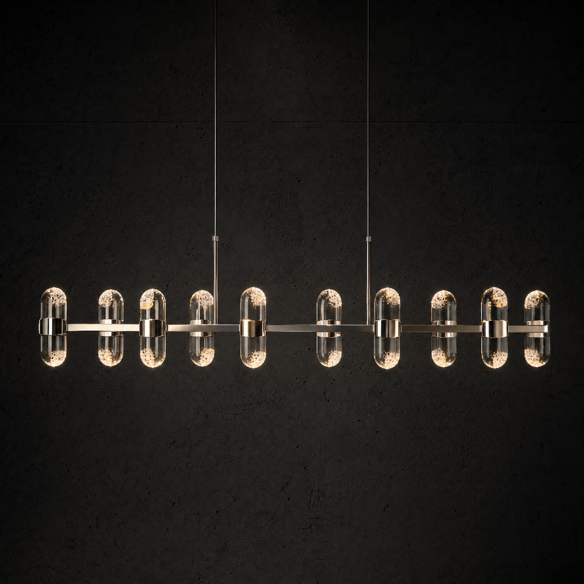 Pearl Net Modern Linear Dining Pendant Light