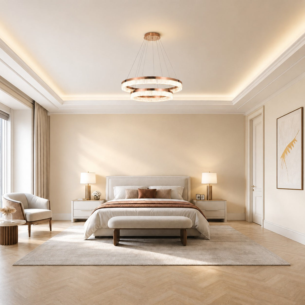 Penombra Ring Duo Chandelier