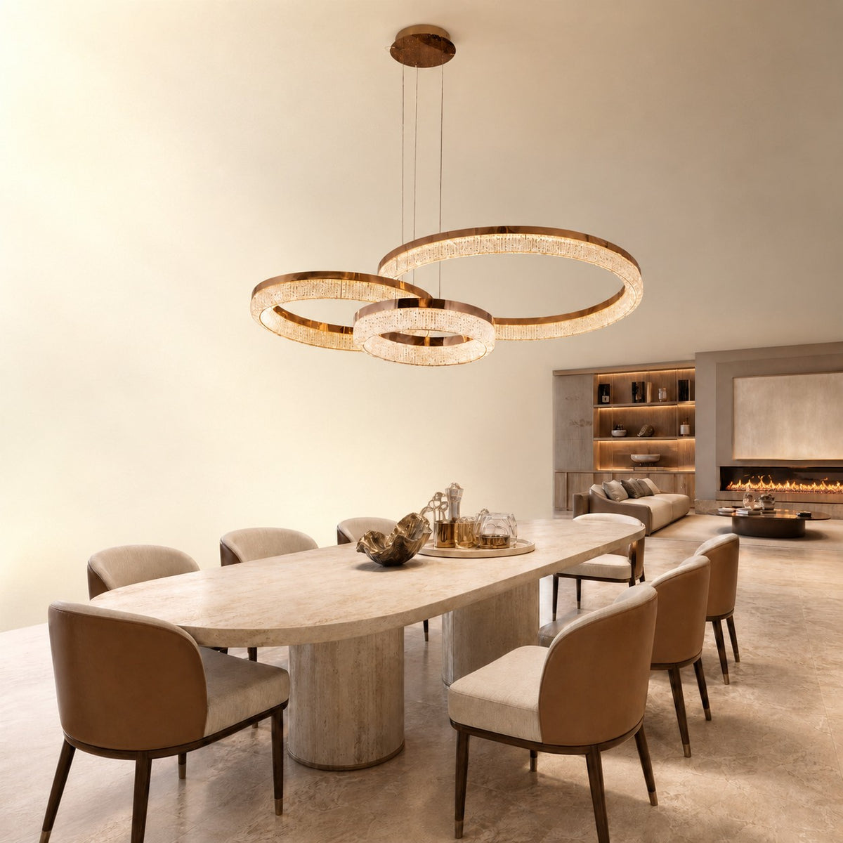Penombra Ring Trio Chandelier