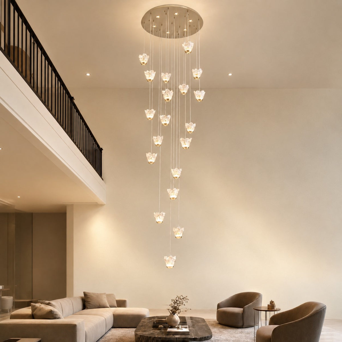 Petalia Modern Cluster Pendant Light 31.5" D