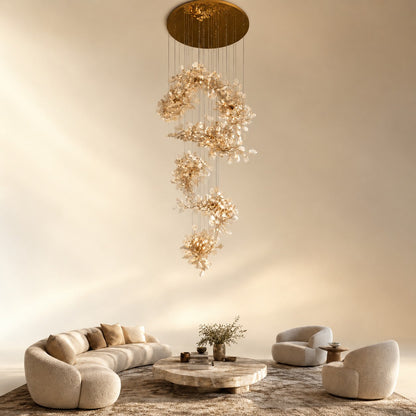 Petalo Ceramic Chandelier