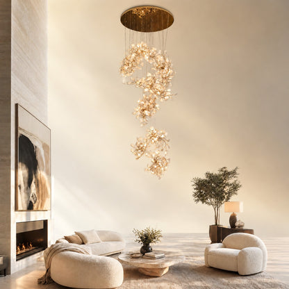 Petalo Ceramic Chandelier