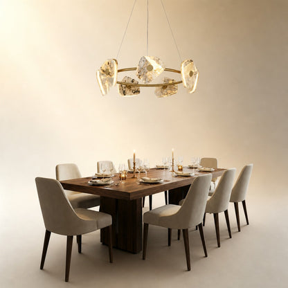 Petra Modern Natrual Stone Pendant Light