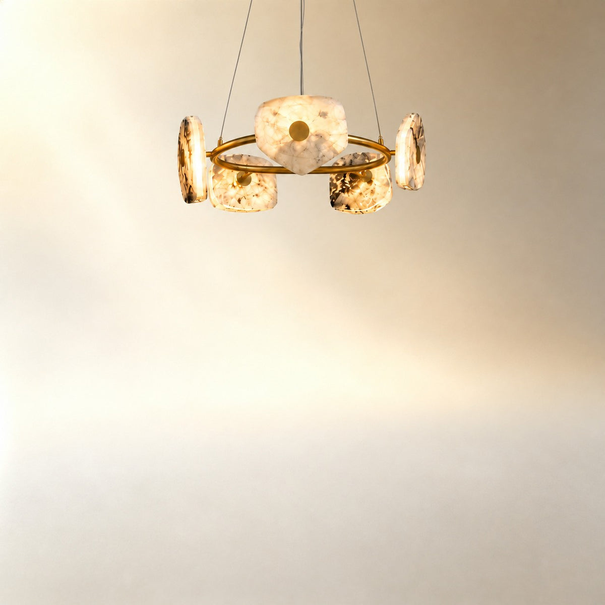 Petra Modern Natrual Stone Pendant Light