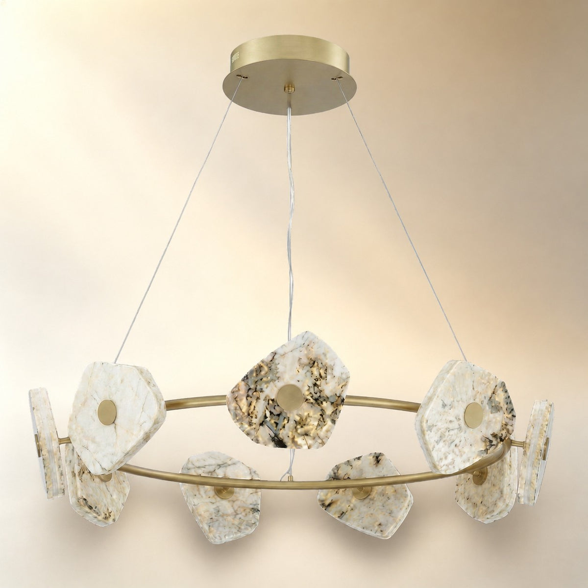 Petra Modern Natrual Stone Pendant Light