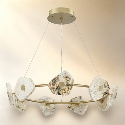 Petra Modern Natrual Stone Pendant Light