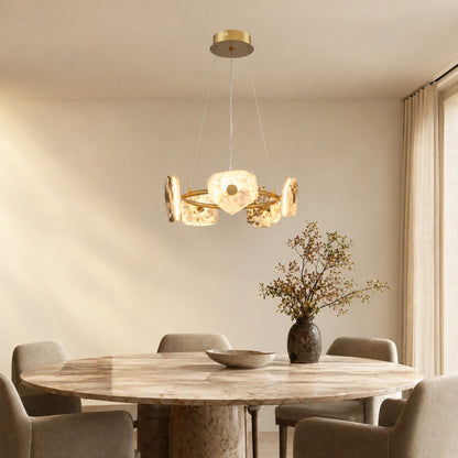 Petra Modern Natrual Stone Pendant Light