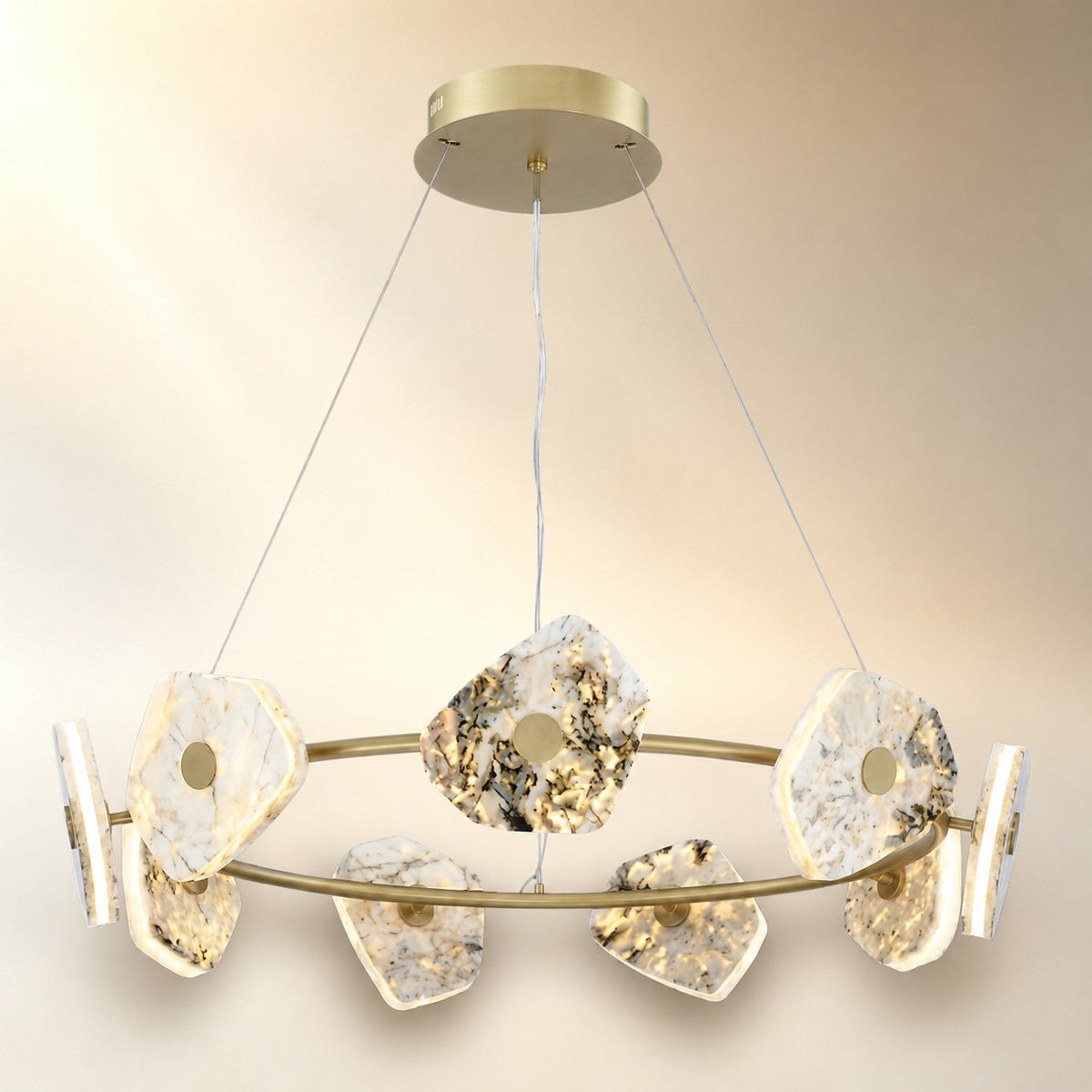 Petra Modern Natrual Stone Pendant Light