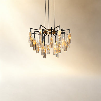 Phoenix Tree Modern Sculptural Ring Chandelier