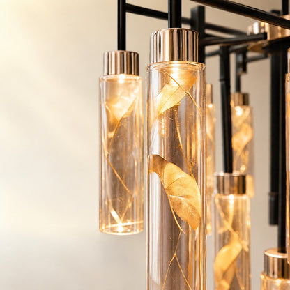 Phoenix Tree Modern Sculptural Ring Chandelier