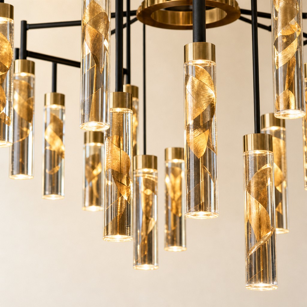 Phoenix Tree Modern Sculptural Ring Chandelier
