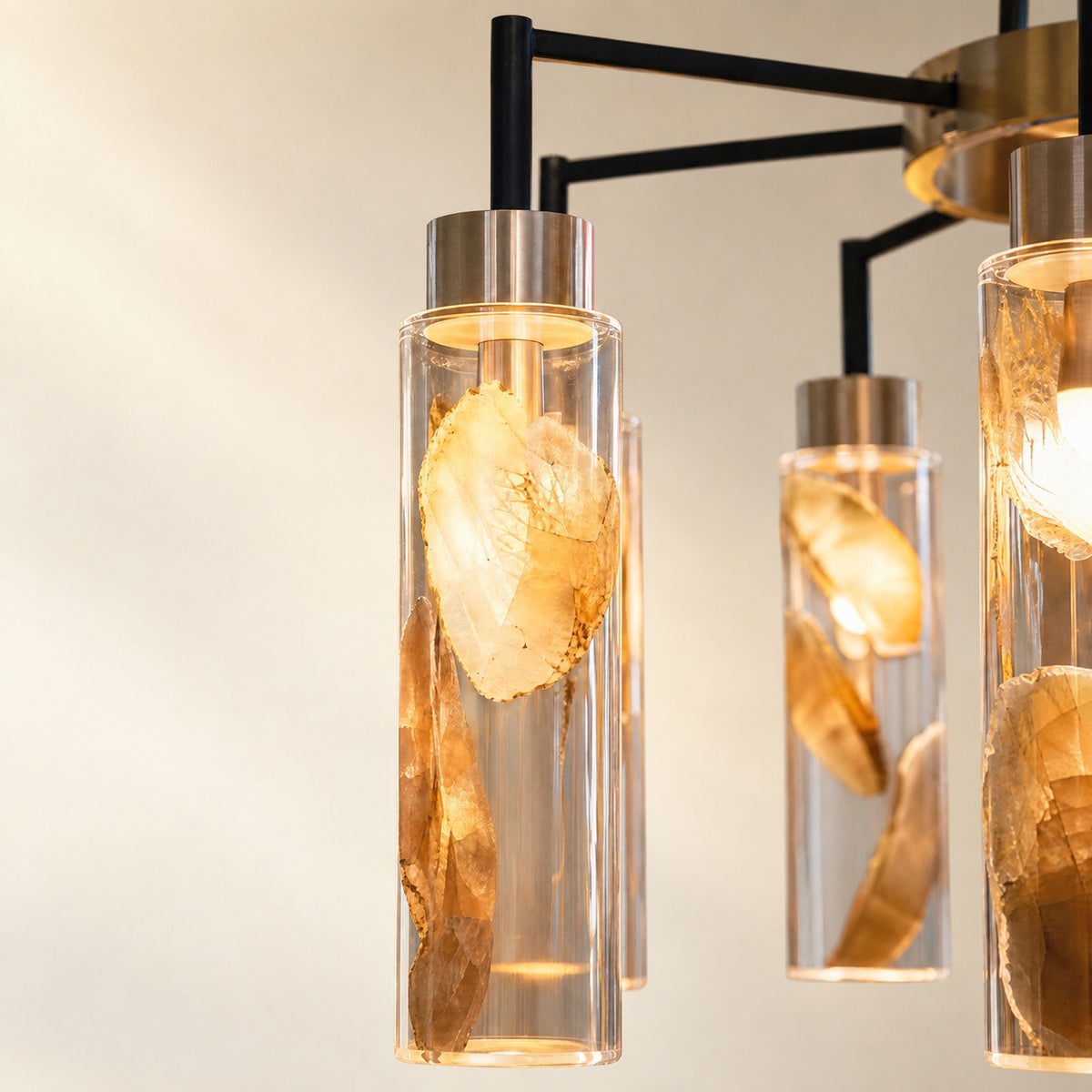 Phoenix Tree Modern Sculptural Ring Chandelier