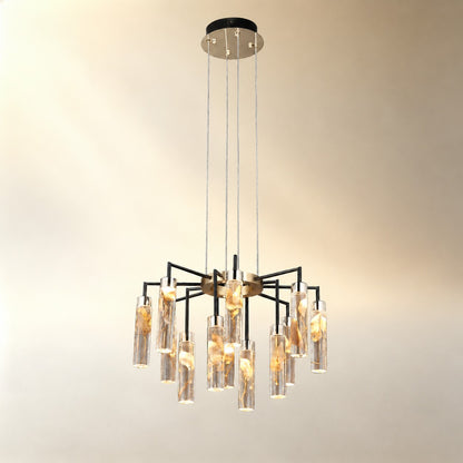 Phoenix Tree Modern Sculptural Ring Chandelier