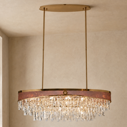 Crystal Rectangular Chandelier