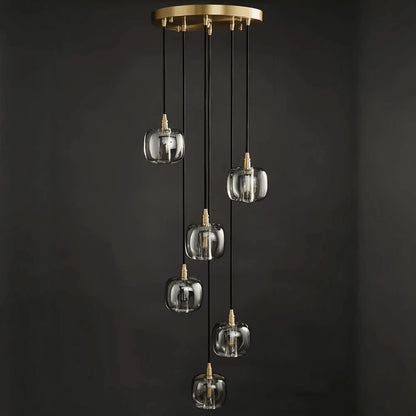 Post-modern Extra-long Pendant Light Fixtures for Staircase/High-ceiling Space/Foyer