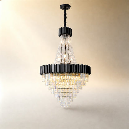Preston Contemporary Crystal Round Chandelier