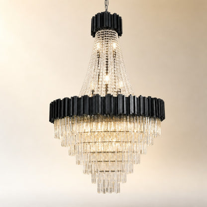 Preston Contemporary Crystal Round Chandelier