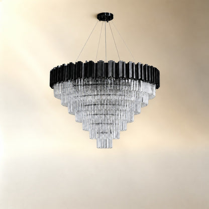 Preston Crystal Round Chandelier 39.4"D