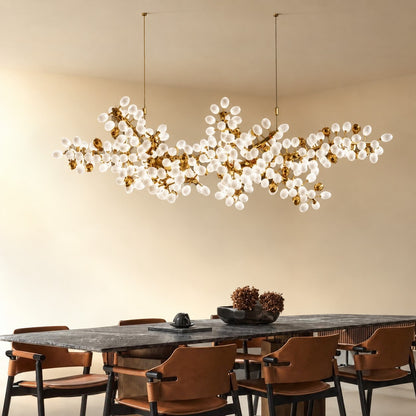 Pretty Grape Linear Chandelier
