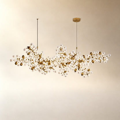Pretty Grape Linear Chandelier