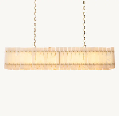 Marcus Alabaster Linear Chandelier