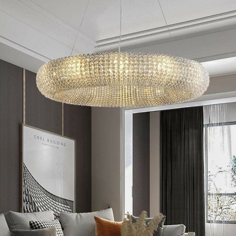 Cannoli Round Chandelier 59"