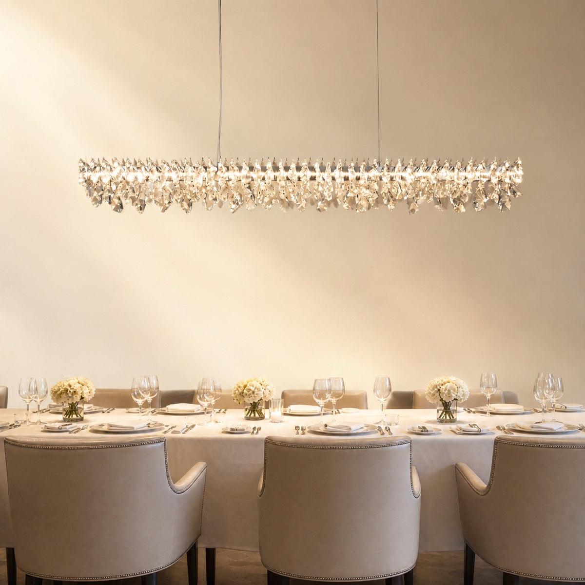 Quenvan Round Crystal Chandelier