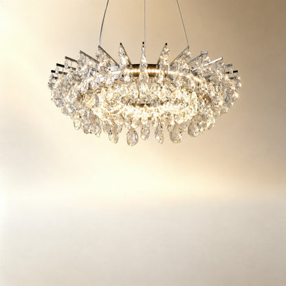 Quenvan Round Crystal Chandelier