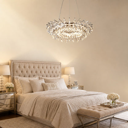 Quenvan Round Crystal Chandelier