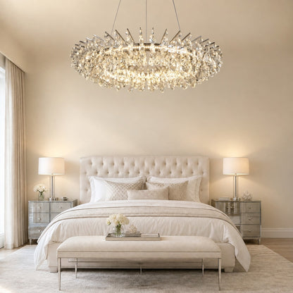 Quenvan Round Crystal Chandelier