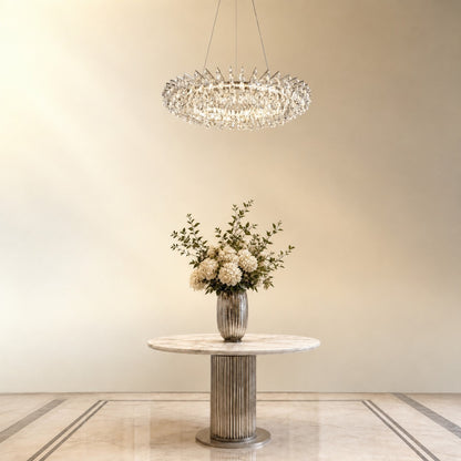 Quenvan Round Crystal Chandelier
