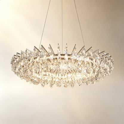 Quenvan Round Crystal Chandelier