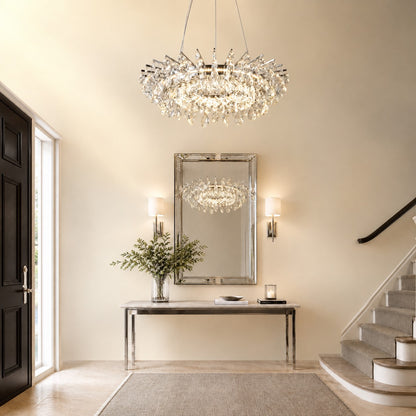 Quenvan Round Crystal Chandelier