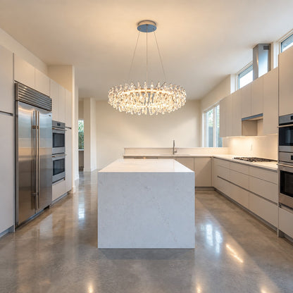 Quenvan Round Crystal Chandelier