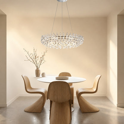 Quenvan Round Crystal Chandelier