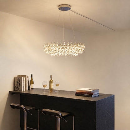 Quenvan Round Crystal Chandelier