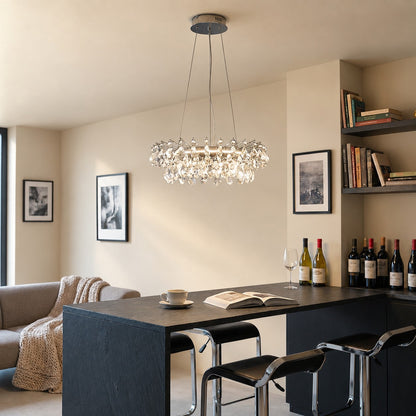Quenvan Round Crystal Chandelier
