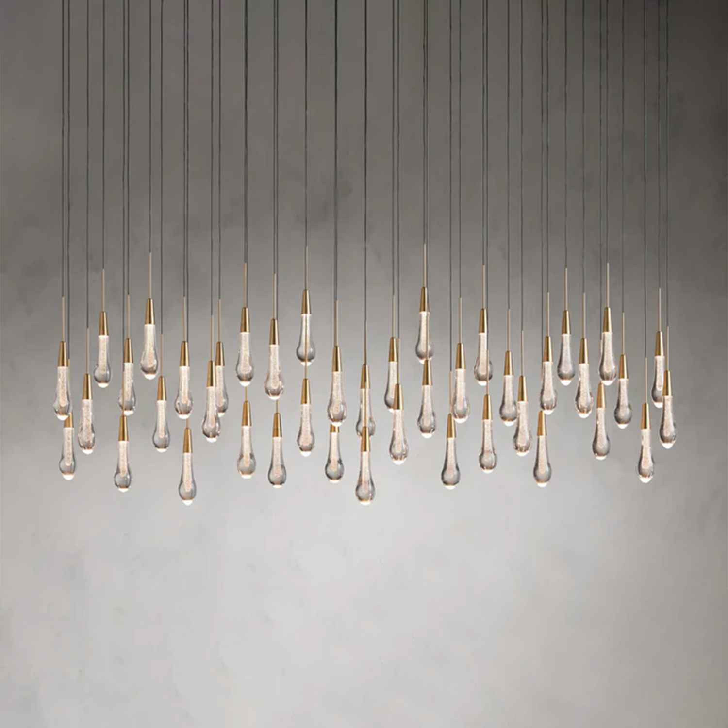 Soltaire Linear Chandelier 37"50"70"87"120"