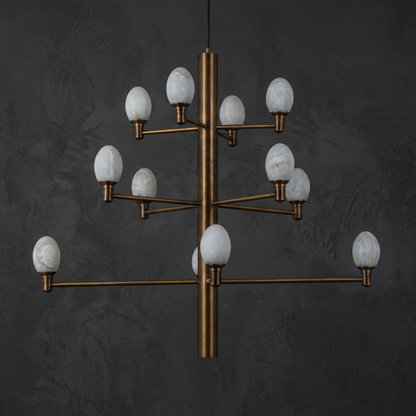 Aelis Brass Living Room Chandelier