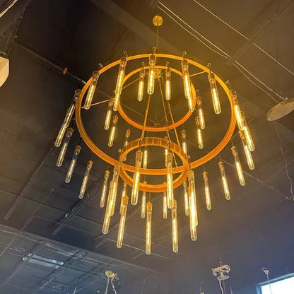 Retro-Inspired Metal Pendant Light Chandelier for Living Room/Bedroom/Staircase/Villa