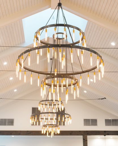Retro-Inspired Metal Pendant Light Chandelier for Living Room/Bedroom/Staircase/Villa
